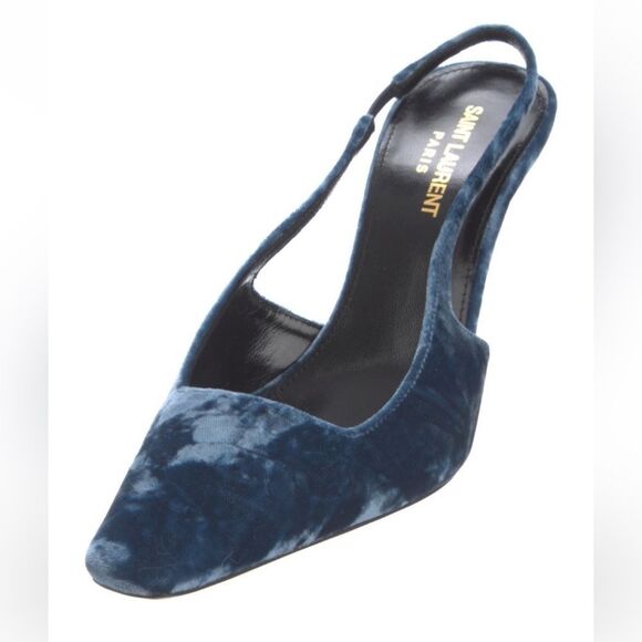 Saint Laurent Velvet heels - Picture 2 of 5